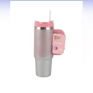 30oz Stainless Steel Tumbler Glitter Ombré Pink Blue